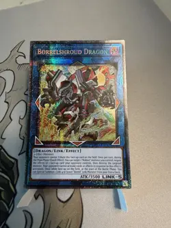 Yu-Gi-Oh! Borrelshroud Dragon, Starlight Rare, 1st Ed, BPRO-EN047, NM - Image 1