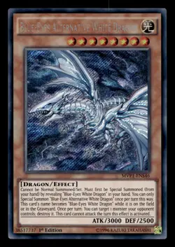 Blue-Eyes Alternative White Dragon MVP1-ENS46 Dark Side of Dimensions Yu-Gi-Oh - Image 1