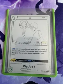 EB02-020 We Are! : Rare English One Piece TCG Card : EB02: Anime 25th Collection - Image 1