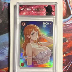 One piece Mythic Waifus Nami slab (not graded, just slabbed!!!) - Image 1