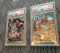 Boa Hancock OP07-038 & Shanks OP09-001 2025 PSA Magazine Promo One Piece PSA 10 - Image 2