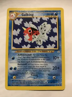 GOLKING Seaking 37/64 - GERMAN - Neo Revelation - Uncommon Pokemon Card - Image 1