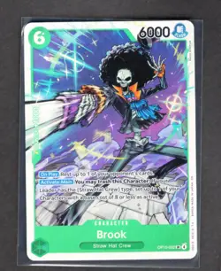 Brook OP15-EB04 OP15-032 SR Foil Character Adventure on Kami's Island NM - Image 1