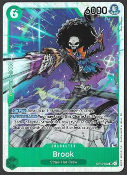 Brook OP15-032 Super Rare Adventure on Kami's Island One Piece Foil Near Mint - Image 1