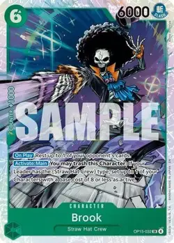 Brook OP15-032 Super Rare Adventure on Kami's Island One Piece Foil Near Mint - Image 1