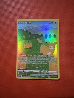 Pokemon TCG Ditto GG22/GG70 Full Art Ultra Rare Card Crown Zenith - Image 1