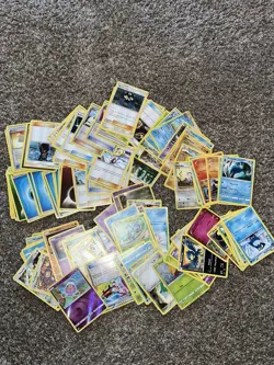 Pokemon Card Lot 100+ Mixed Cards Bulk Bundle Random Trading Cards - Image 1