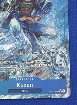 One Piece Card Game - Kuzan - OP12-043 (R) - Alternate Art - English NM - Image 4