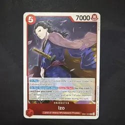 Izo EB01-002 R - Foil - One Piece Card Game - English - Image 1