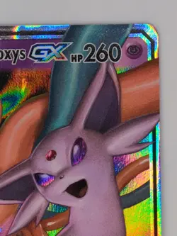 Unified Minds Holo Ultra Rare Pokemon Card Espeon & Deoxys GX 72/236 SM - Image 4