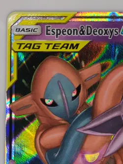 Unified Minds Holo Ultra Rare Pokemon Card Espeon & Deoxys GX 72/236 SM - Image 5