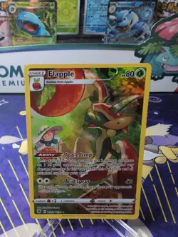 Flapple - TG02/TG30 - Pokemon Astral Radiance Sword & Shield Holo Rare Card NM - Image 1