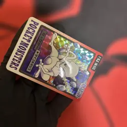 Mewtwo PrismBandai Pokemon 1997 Carddass File 150 Japanese Card - Image 5