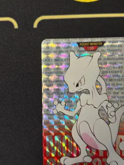 Mewtwo Prism Bandai Pokemon 1996 Carddass 150 Japanese Card - Image 5