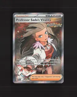 Professor Sada's Vitality 239/182 Paradox Rift Full Art Rare Pokemon Card NM - Image 1