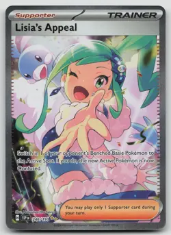 Lisias Appeal 246/191 Special Illustration Rare Surging Sparks Pokemon Card NM - Image 1