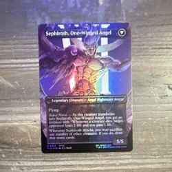 Magic: The Gathering Sephiroth Fabled SOLDIER & One-Winged Angel Foil Card Lot - Image 2