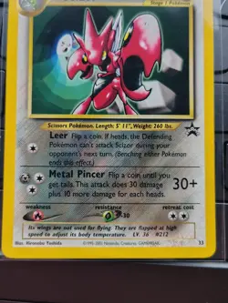 Pokemon TCG Scizor 33 Promo 70 HP Stage 1 English Card 2001 - Image 4