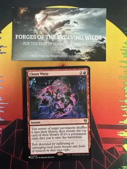 Chaos Warp The List from Goblin Storm Secret Lair - Image 1