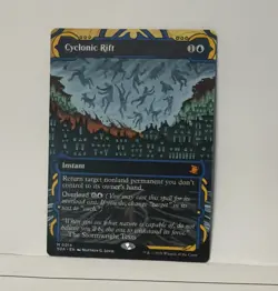 Wizards Cyclonic Rift M0014 Instant Blue Foil Secret Lair x Sonic English - Image 1