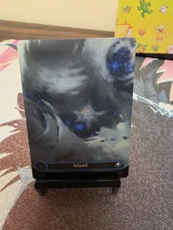 MTG Edge Of Eternities - Complete Set Of Galaxy Foil Full Art Basic Lands - Image 3