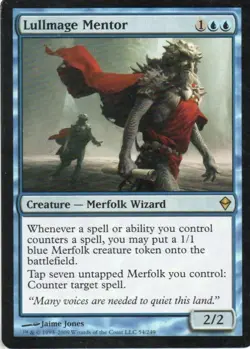 MTG: Zendikar: Lullmage Mentor: Lightly Played Condition - Image 1