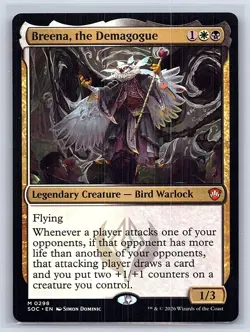Breena, the Demagogue 298 Commander: Secrets of Strixhaven MTG NM - Image 1