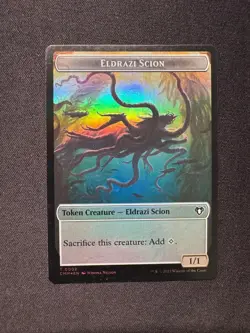 ELDRAZI SCION // PHYREXIAN BEAST DOUBLE-SIDED TOKEN FOIL - MTG - Velinov NM/M - Image 1