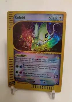 **Custom-made** Highest Quality,Holo,Crystal Celebi Skyridge "Display-card" - Image 3