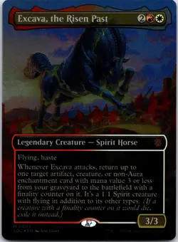 Excava, the Risen Past (Borderless) 2 Commander: Secrets of Strixhaven Foil NM - Image 1