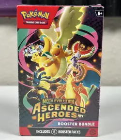 Pokemon TCG Mega Evolution Ascended Heroes Booster Bundle - Factory Sealed NEW - Image 1