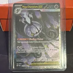 Pokemon TCG Mega Chandelure EX PITCH BLACK SIR HOLO - Image 1