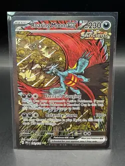 Pokemon TCG Roaring Moon EX 162/131 Prismatic Evolutions SIR Full Art Secret NM - Image 1