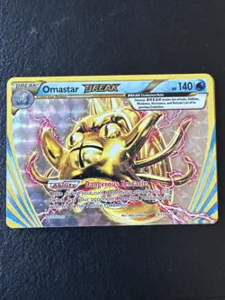 Pokemon TCG Omastar Break Fates Collide 19/124 - Image 1