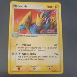 2006 Pokemon STAMPED EX Holon Phantoms Holo MANECTRIC 46/110 - Image 1