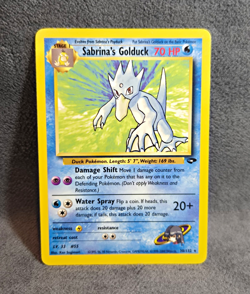 WOTC Sabrina's Golduck Gym Challenge 30/132 Rare Reg 70HP Eng Unlimited - Image 1