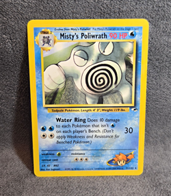 WOTC Pokemon TCG Misty's Poliwrath Gym Heroes 031/132 Rare Reg 90HP Eng 2000 - Image 1