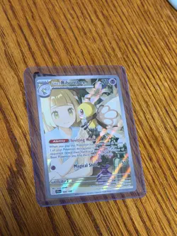 Pokemon TCG Lillie's Ribombee 164/159 Journey Together Illustration Rare - Image 1