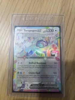 terapagos ex 128/142/ Prize Pack 4 / Play Pokemon /Stamped / - Image 1