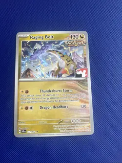Play! Pokemon Prize Pack 6 Stellar Crown 111/142 Raging Bolt - Image 1