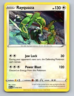 Rayquaza 014/015 Promo McDonald's Promos 2024 Pokemon - Image 1