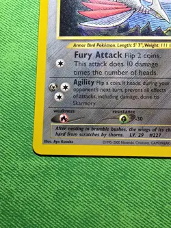 POKEMON SKARMORY UNLIMITED NEO REVELATION 23/64 RARE NEAR MINT - Image 5