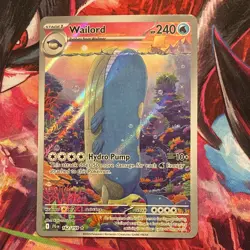 The Pokemon Company Pokemon TCG Wailord 162/159 Sv09 IR JTG NM - Image 2