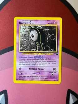 Pokemon Unown [A] 33/75 Neo Discovery Basic Rare Regular 40HP Hidden Power - Image 1