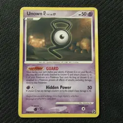 Unown [G] 57/106 Pokemon Great Encounters Uncommon 2008 LP - Image 1