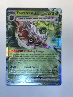 Pokemon TCG Forretress ex Scarlet & Violet - Paldea Evolved 005/193 Holo Double - Image 1