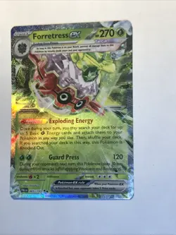 Pokemon TCG Forretress ex Scarlet & Violet - Paldea Evolved 005/193 Holo Double - Image 3