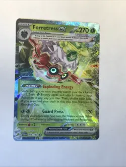 Pokemon TCG Forretress ex Scarlet & Violet - Paldea Evolved 005/193 Holo Double - Image 4