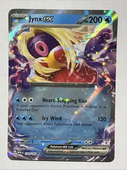 Pokemon TCG Jynx EX 124/165 Holo Double Rare Scarlet & Violet 151 - Image 1
