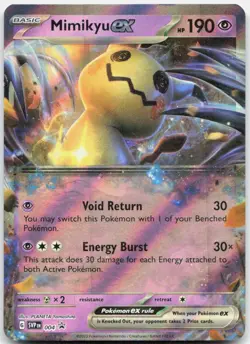 Mimikyu ex 004 Holo Promo Scarlet & Violet Promo Pokemon Lightly Played - Image 1